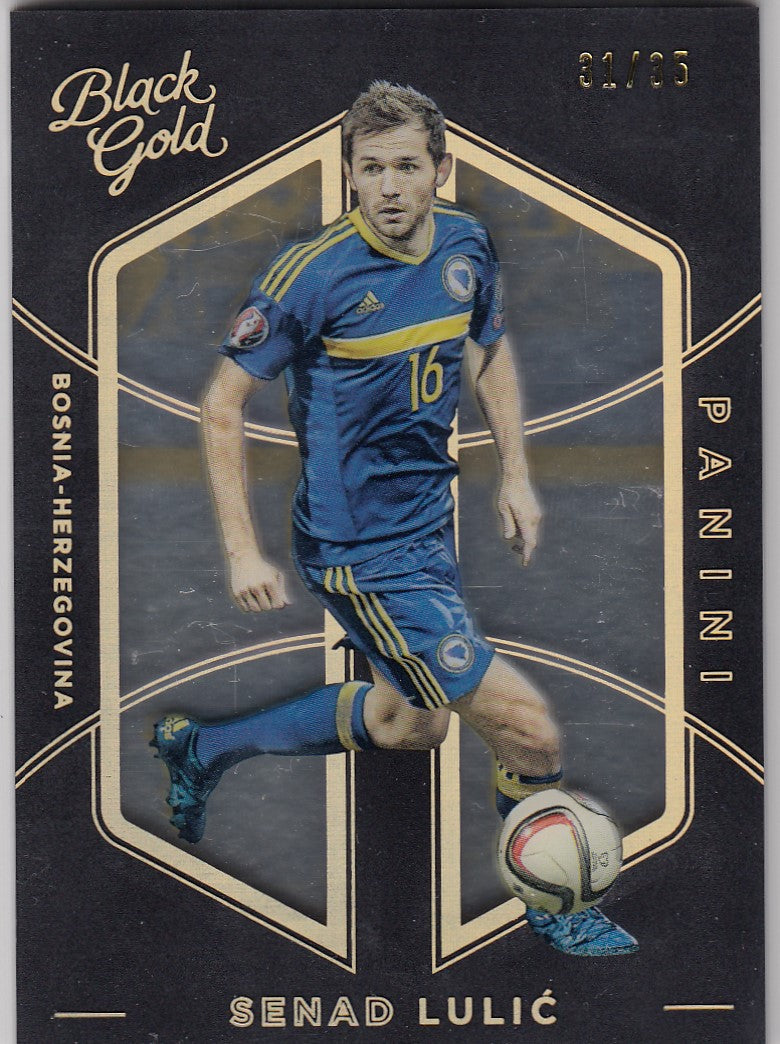 107. SENAD LULIC - BOSNIA-HERZEGOVINA - BLACK GOLD RARE - #/35