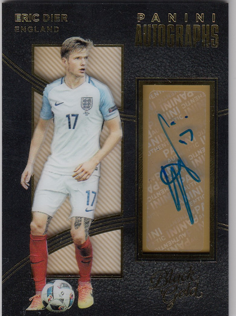 A-ED. ERIC DIER - ENGLAND - BLACK GOLD AUTOGRAPHS