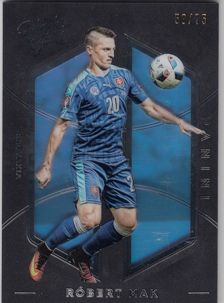 141. RÒBERT MAK - SLOVAKIA - BLACK GOLD SILVER - #/75