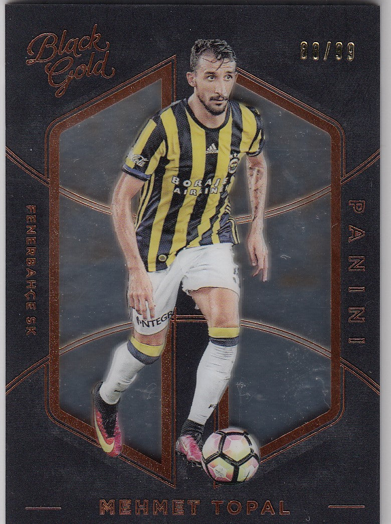 055. MEHMET TOPAL - FENERBAHCE SK - BLACK GOLD BRONZE - #/99