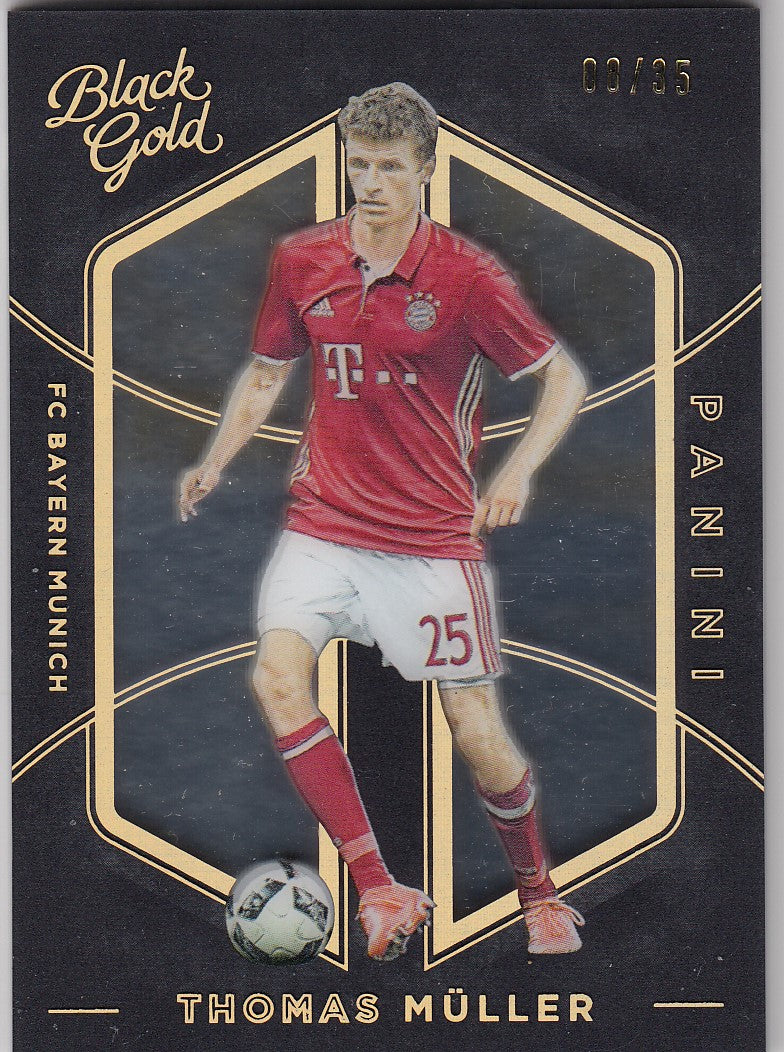 022. THOMAS MULLER - FC BAYERN MUNICH - BLACK GOLD RARE - #/35