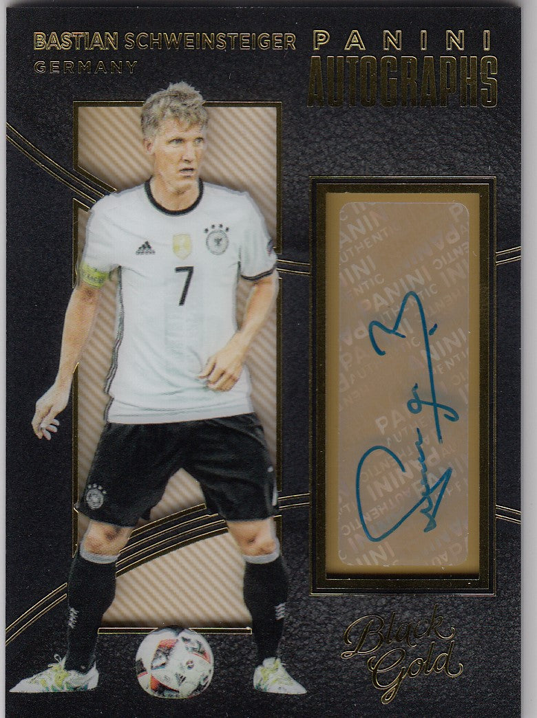 A-BS. BASTIAN SCHWEINSTEIGER - GERMANY - BLACK GOLD AUTOGRAPHS