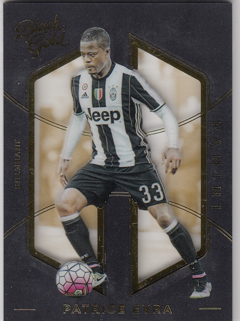 026. PATRICE EVRA - JUVENTUS - BLACK GOLD BASE