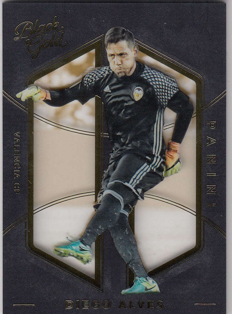 034. DIEGO ALVES - VALENCIA CF - BLACK GOLD BASE