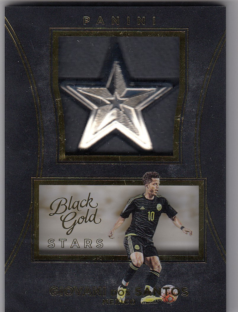 S-GDS. GIOVANI DOS SANTOS - MEXICO - BLACK GOLD STARS MEDALLION