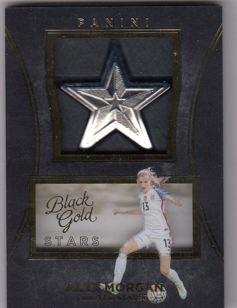 S-AMG. ALEX MORGAN - UNITED STATES - BLACK GOLD STARS MEDALLION