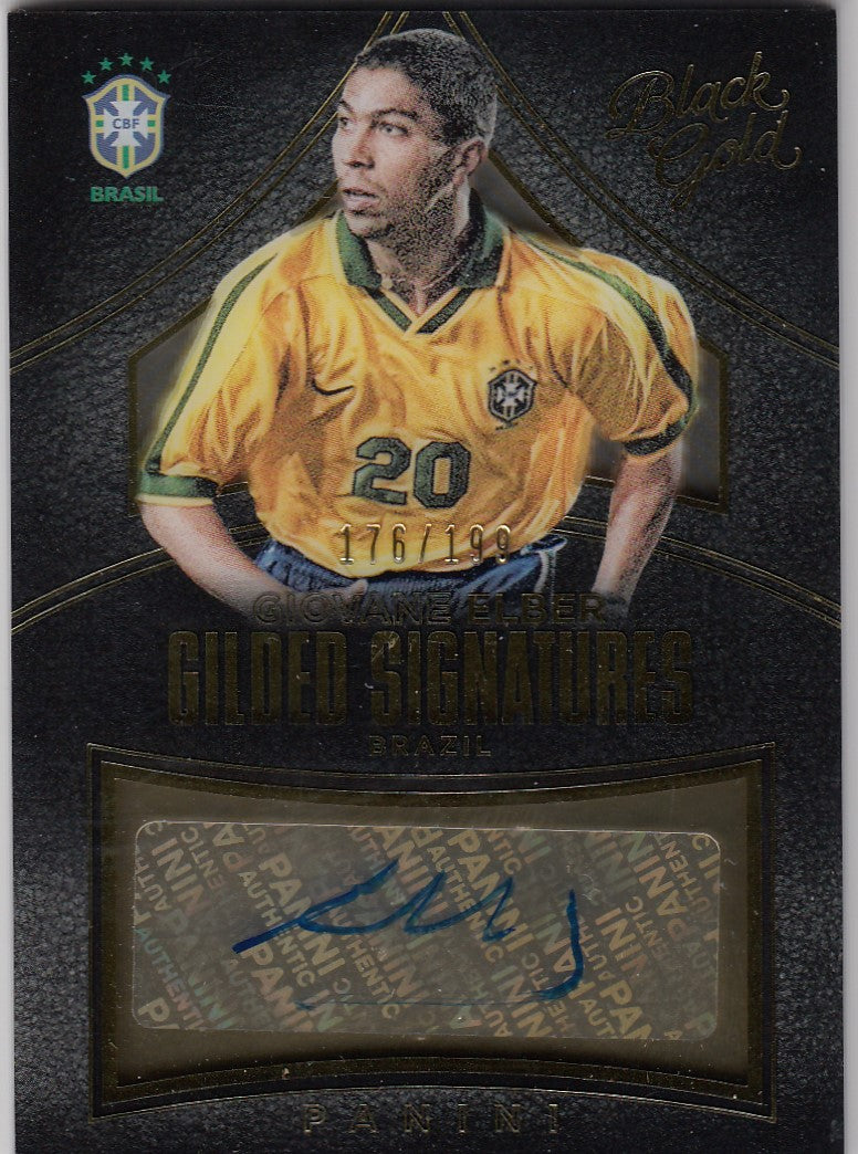 GS-GE. GIOVANE ELBER - BRAZIL - BLACK GOLD GILDED SIGNATURES - #/199