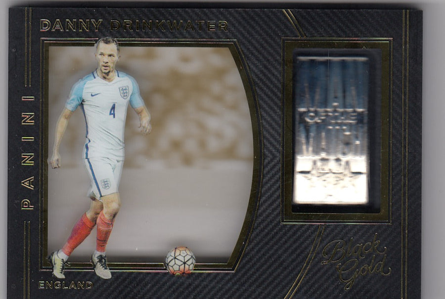 MM-DRK. DANNY DRINKWATER - ENGLAND - BLACK GOLD MAN OF THE MATCH MEDALLIONS