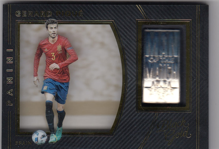 MM-GP. GERARD PIQUÈ - SPAIN - BLACK GOLD MAN OF THE MATCH MEDALLIONS