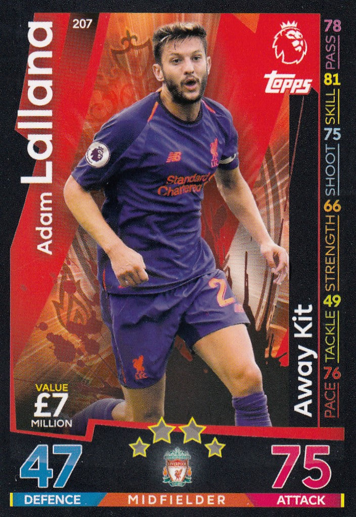 207. ADAM LALLANA - LIVERPOOL