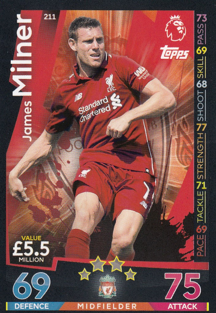211. JAMES MILNER - LIVERPOOL