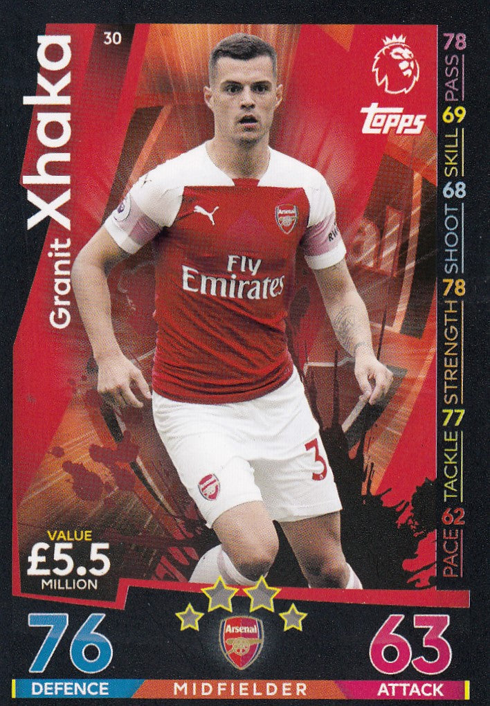 030. GRANIT XHAKA - ARSENAL