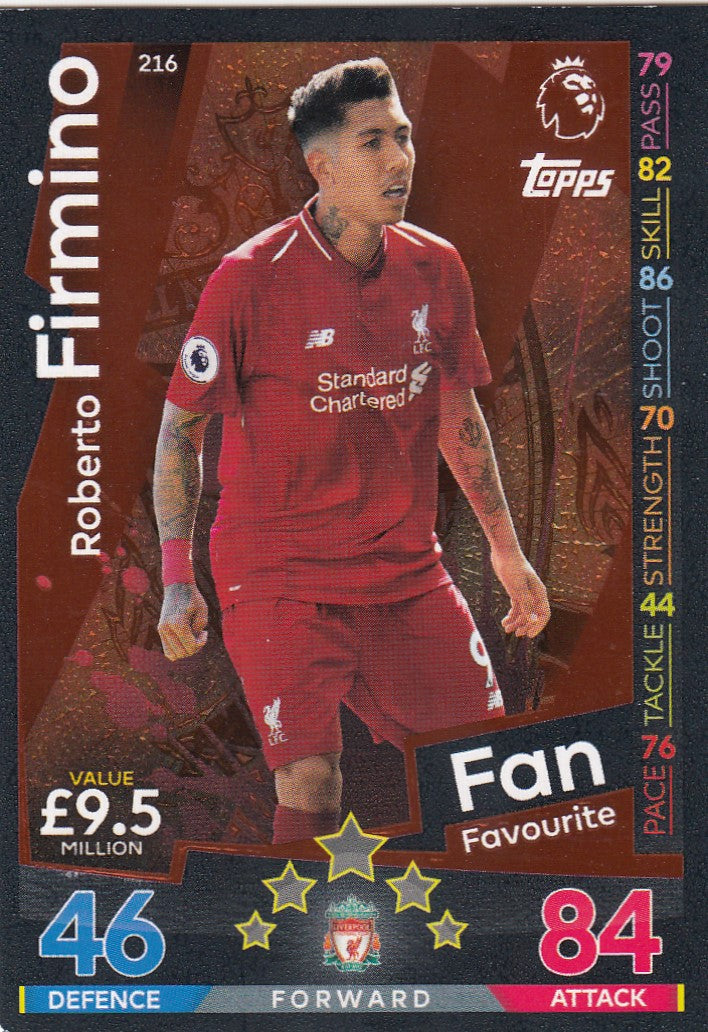 216. ROBERTO FIRMINO - LIVERPOOL - FANS FAVOURITE