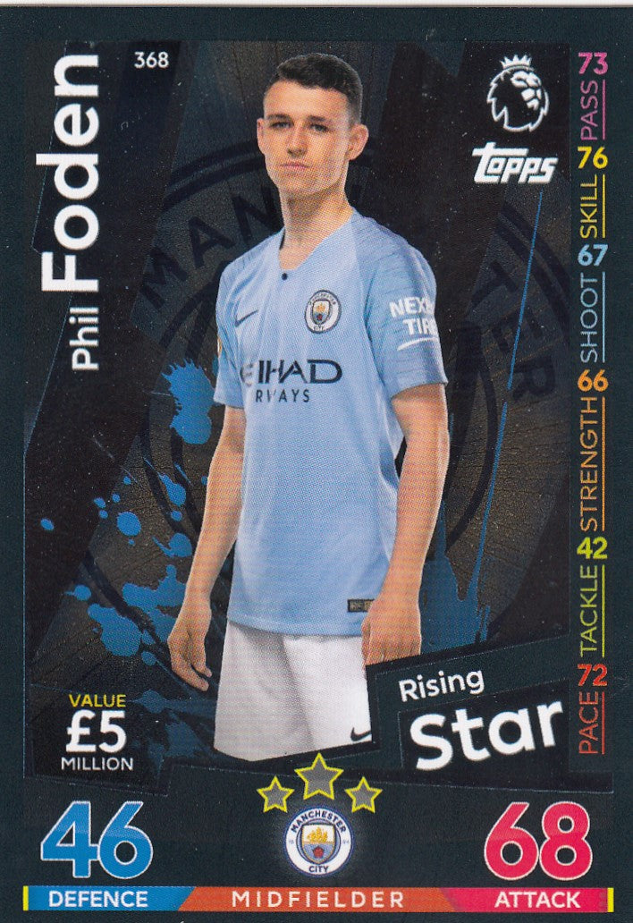 368. PHIL FODEN - MANCHESTER CITY - RISING STAR