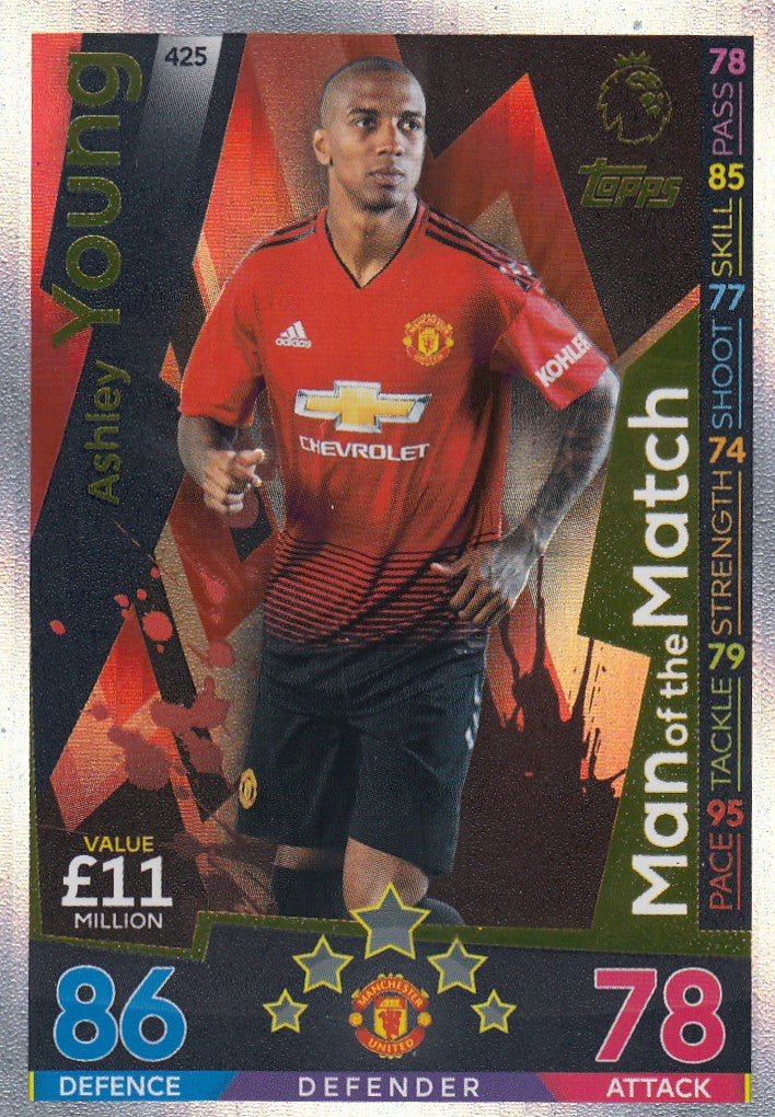 425. ASHLEY YOUNG - MANCHESTER UNITED - MAN OF THE MATCH