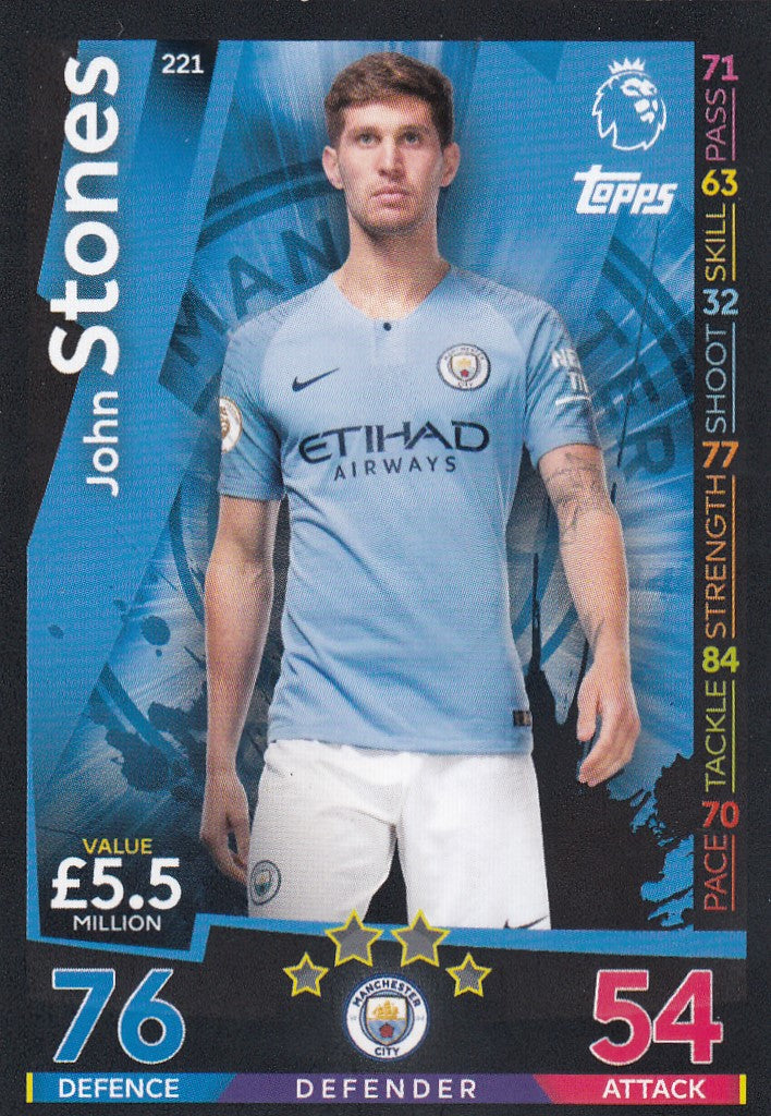221. JOHN STONES - MANCHESTER CITY