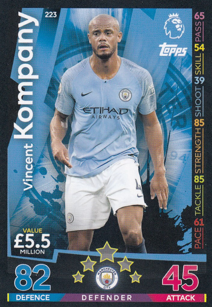 223. VINCENT KOMPANY - MANCHESTER CITY