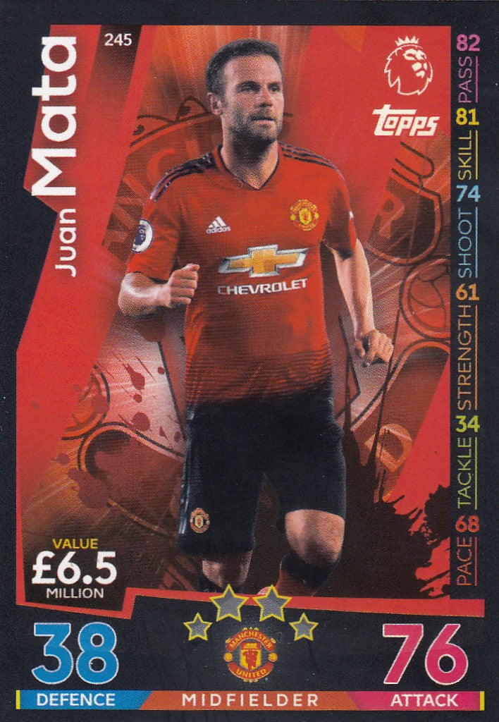 245. JUAN MATA - MANCHESTER UNITED