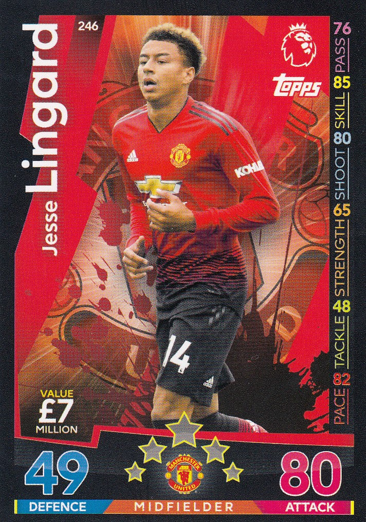 246. JESSE LINGARD - MANCHESTER UNITED