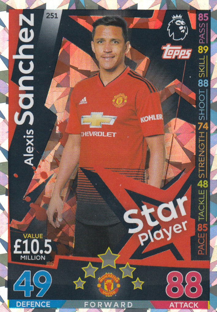 251. ALEXIS SANCHEZ - MANCHESTER UNITED - STAR PLAYER
