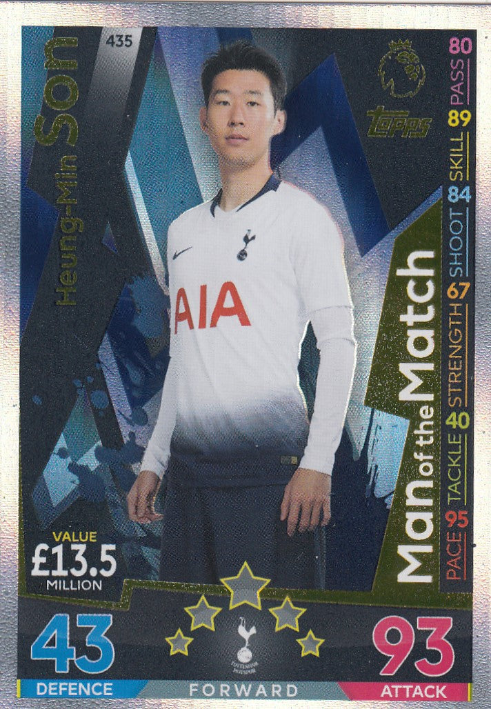 435. HEUNG-MIN SON - TOTTENHAM - MAN OF THE MATCH