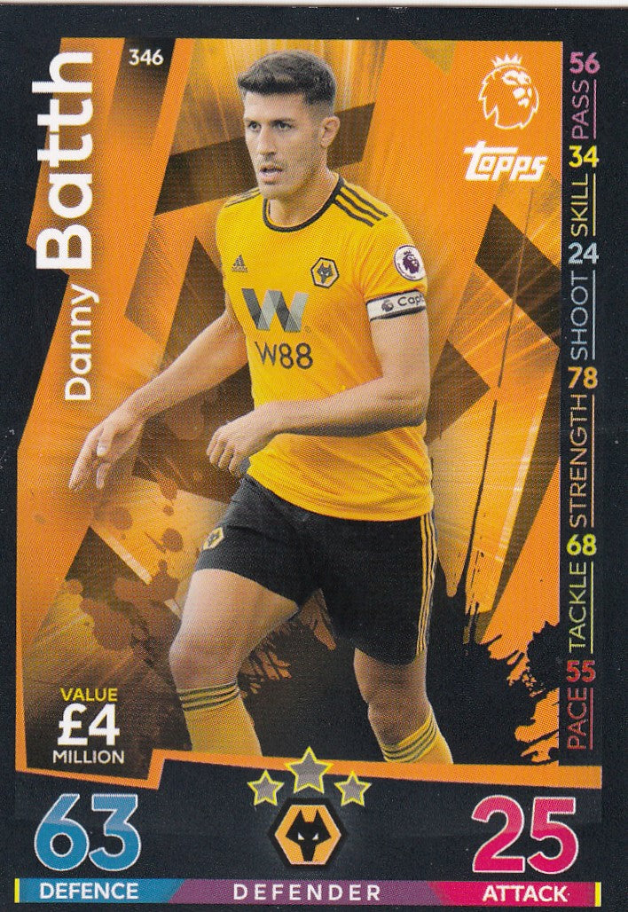 346. DANNY BATTH - WOLVERHAMPTON WANDERS