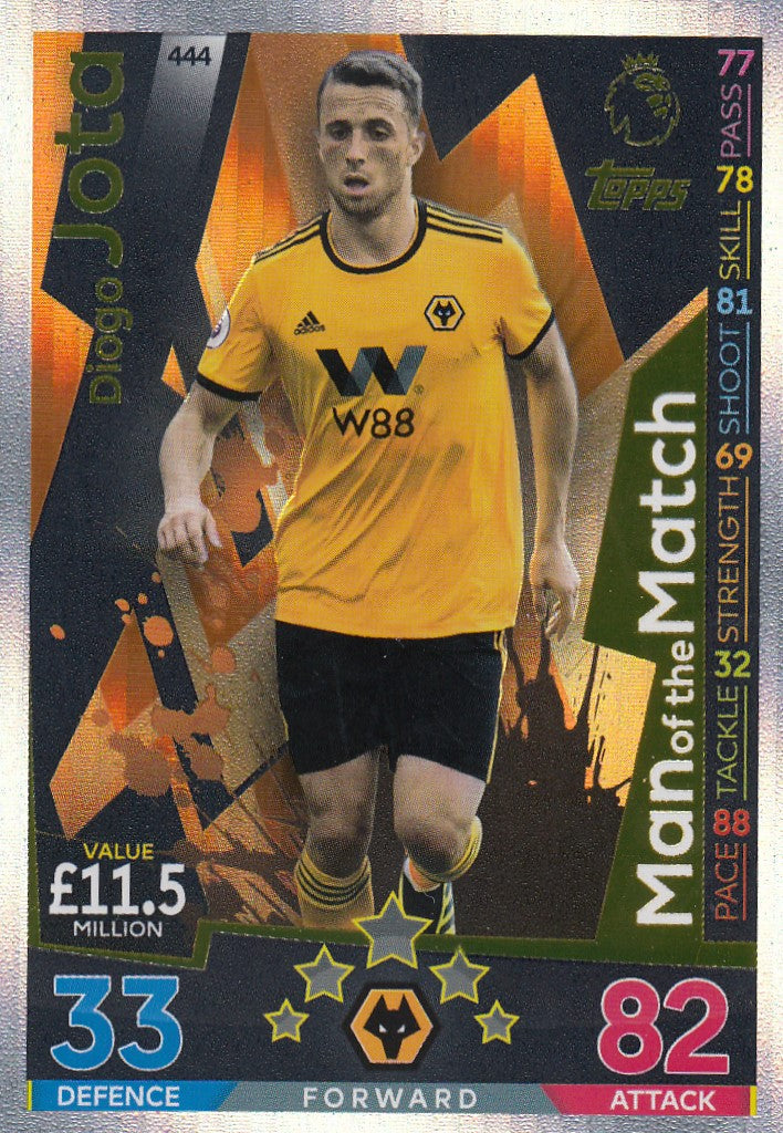 444. DIOGO JOTA - WOLVERHAMPTON WANDERERS - MAN OF THE MATCH
