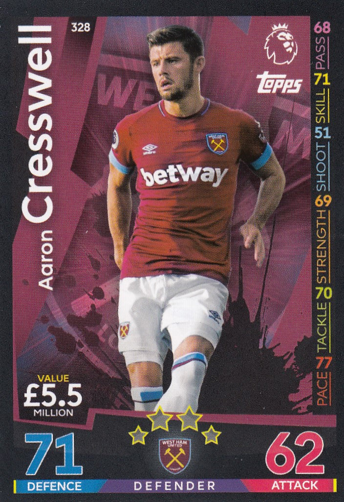 328. AARON CRESSWELL - WEST HAM UNITED