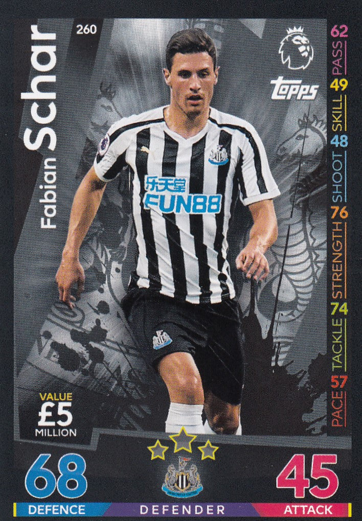 260. FABIAN SCHAR - NEWCASTLE UNITED