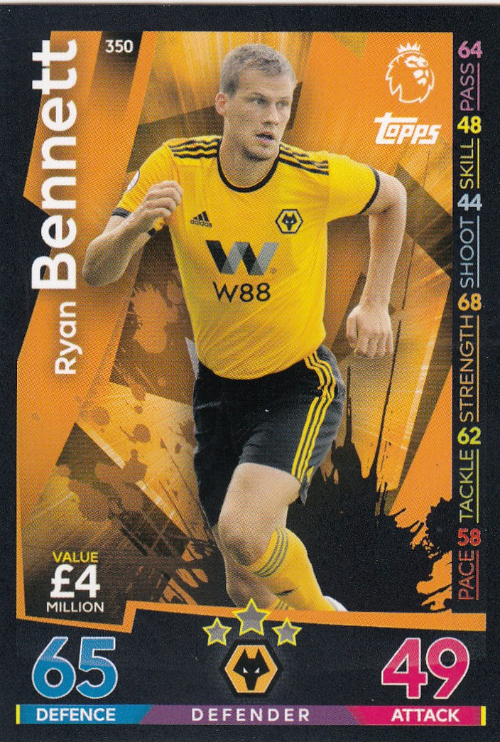 350. RYAN BENNETT - WOLVERHAMPTON WANDERERS