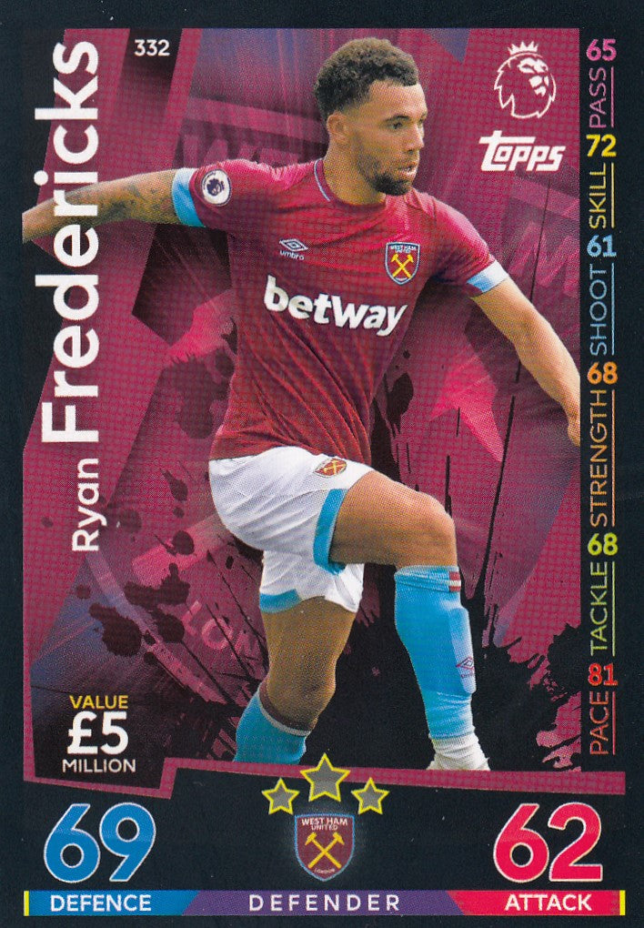 332. RYAN FREDERICKS - WEST HAM UNITED