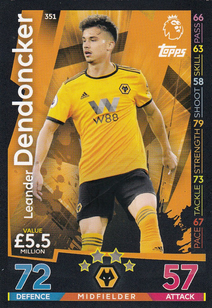 351. LEANDER DENDONCKER - WOLVERHAMPTON WANDERERS
