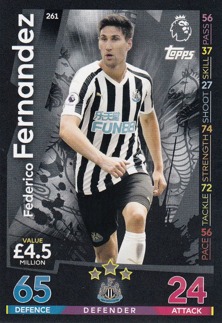 261. FEDERICO FERNANDEZ - NEWCASTLE UNITED