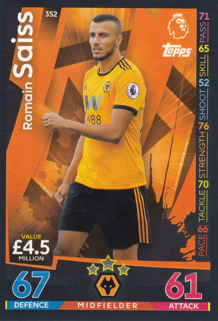352. ROMAIN SAISS - WOLVERHAMPTON WANDERERS