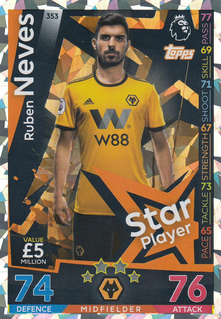 353. RUBEN NEVES - WOLVERHAMPTON WANDERERS - STAR PLAYER