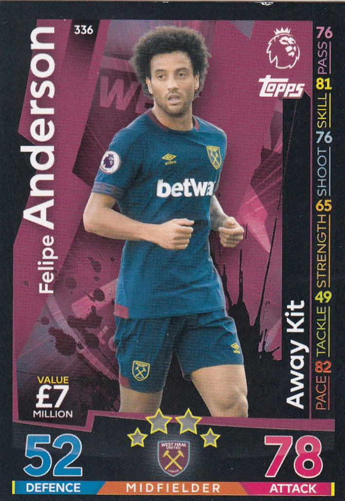 336. FELIPE ANDERSON - WEST HAM UNITED