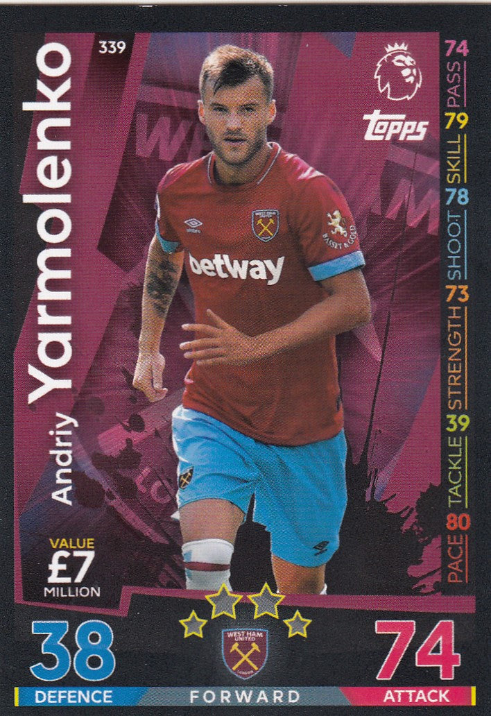 339. ANDRIY YARMOLENKO - WEST HAM UNITED