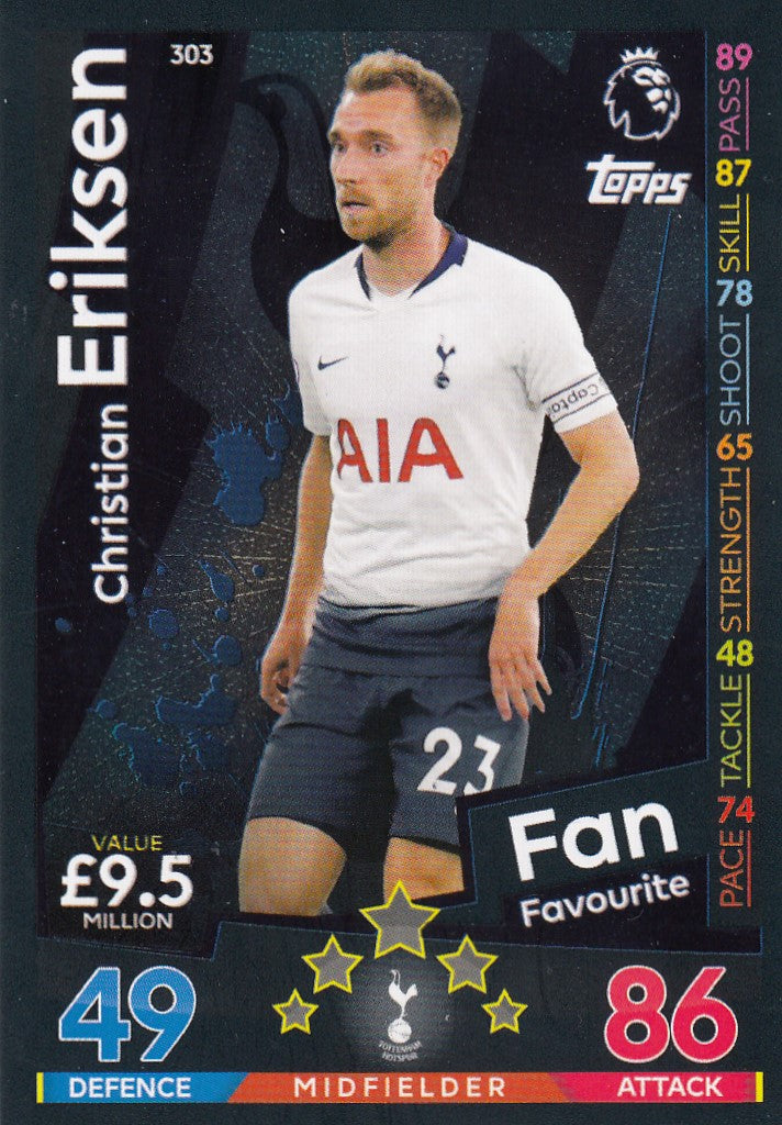 303. CHRISTIAN ERIKSEN - TOTTENHAM - FANS FAVOURITE