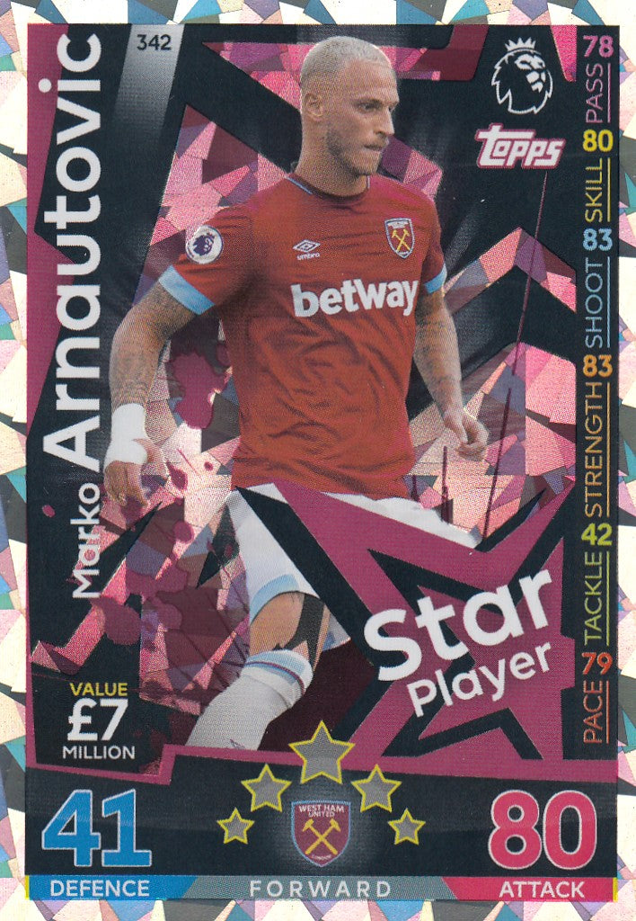 342. MARKO ARNAUTOVIC - WEST HAM UNITED - STAR PLAYER