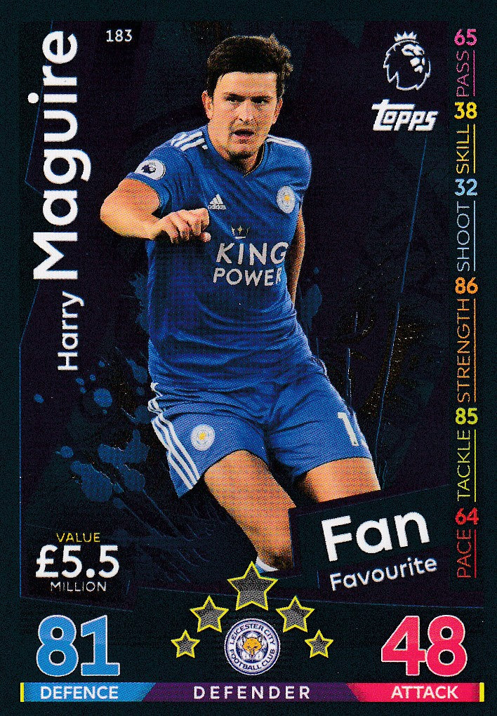 183. HARRY MAGUIRE - LEICESTER CITY - FANS FAVOURITE