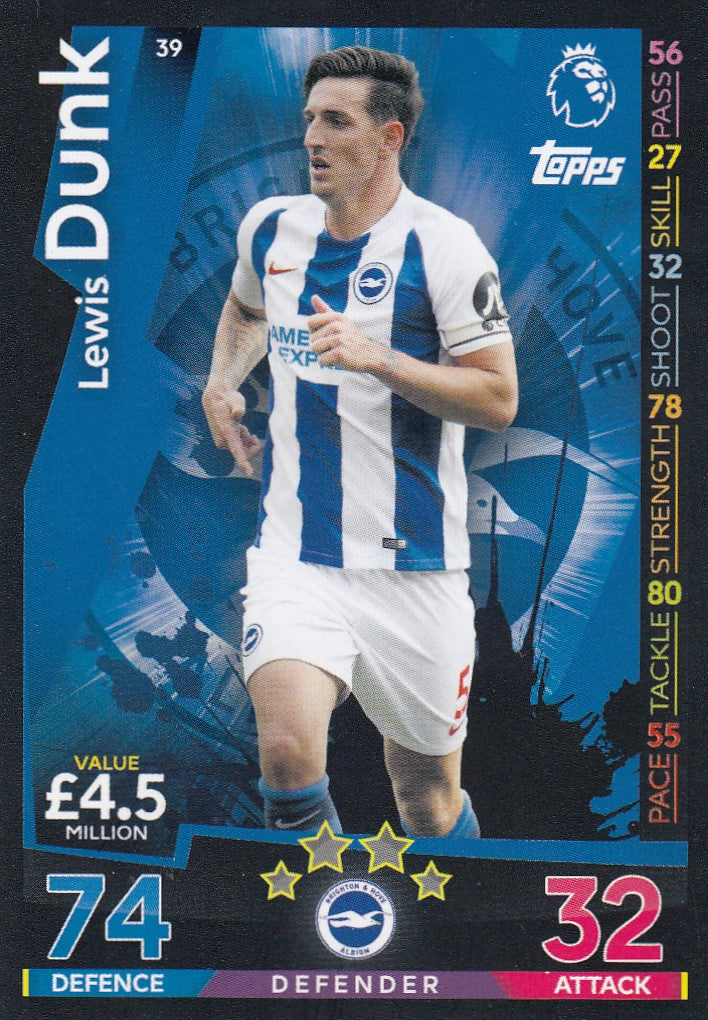 039. LEWIS DUNK - BRIGHTON & HOVE ALBION