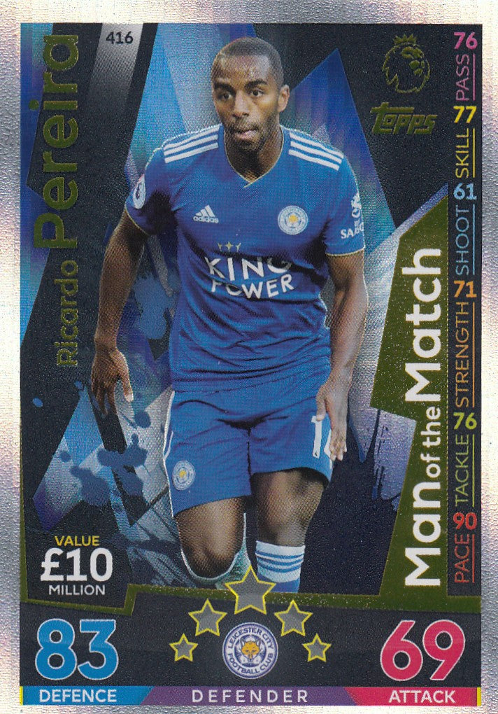 416. RICARDO PEREIRA - LEICESTER - MAN OF THE MATCH