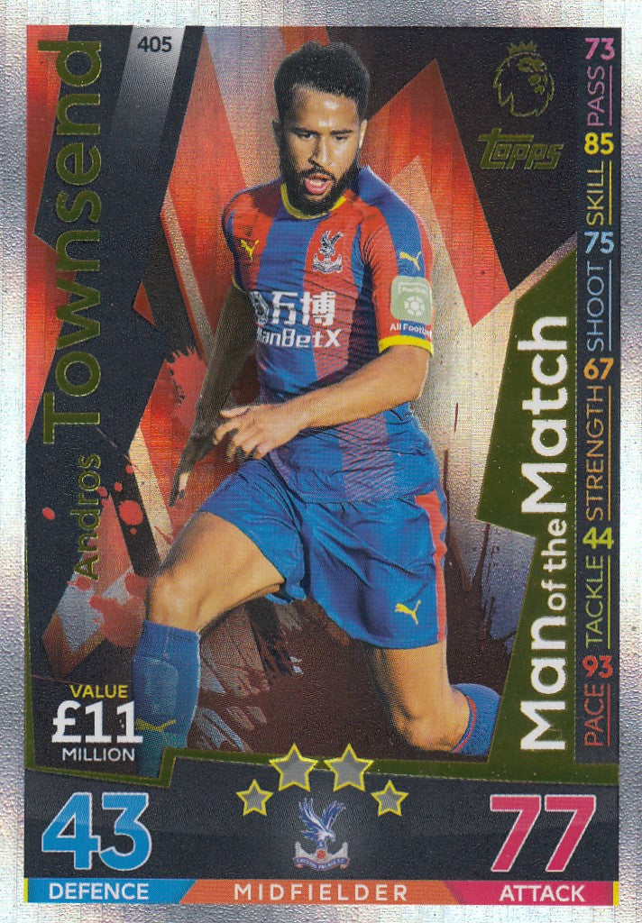 405. ANDROS TOWNSEND - CRYSTAL PALACE - MAN OF THE MATCH