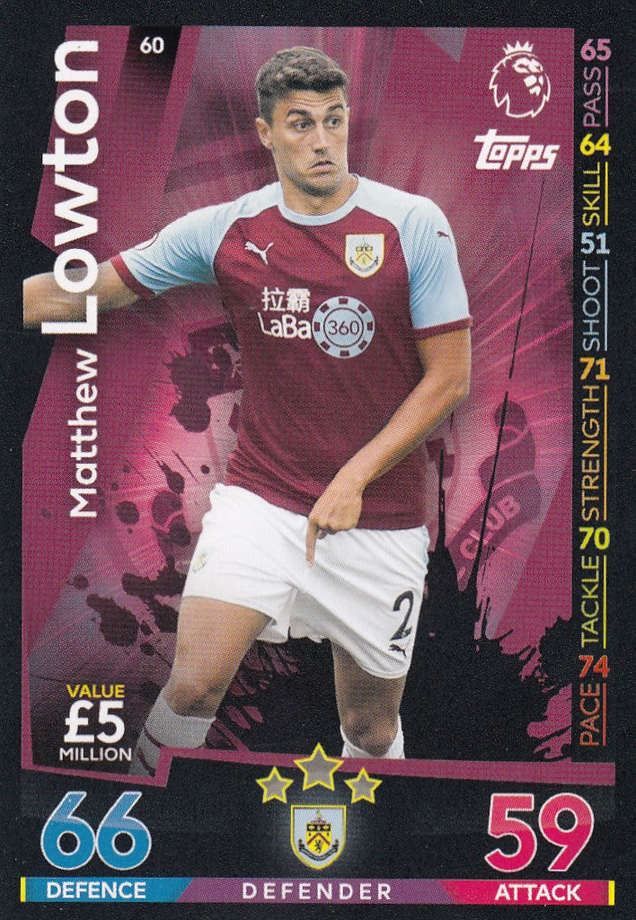 060. MATTHEW LOWTON - BURNLEY