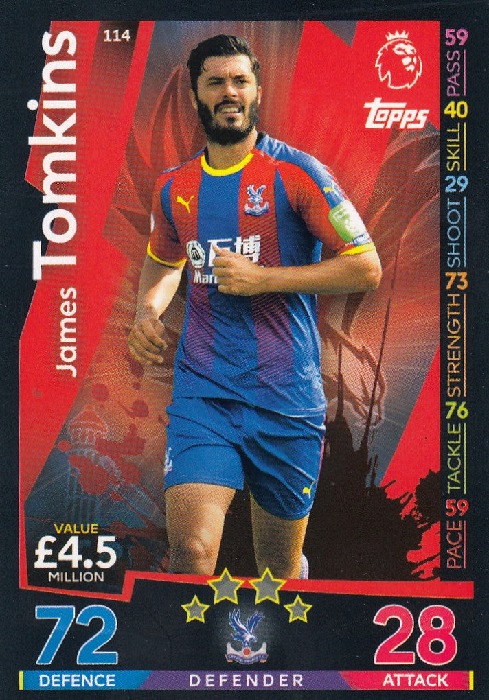114. JAMES TOMKINS - CRYSTAL PALACE