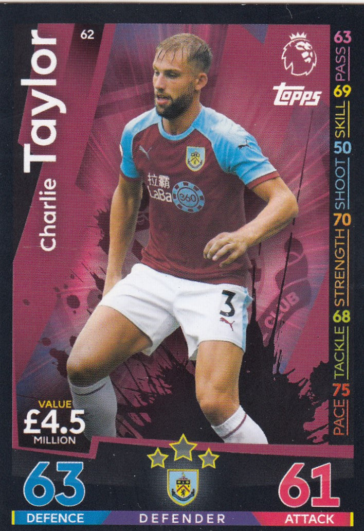 062. CHARLIE TAYLOR - BURNLEY