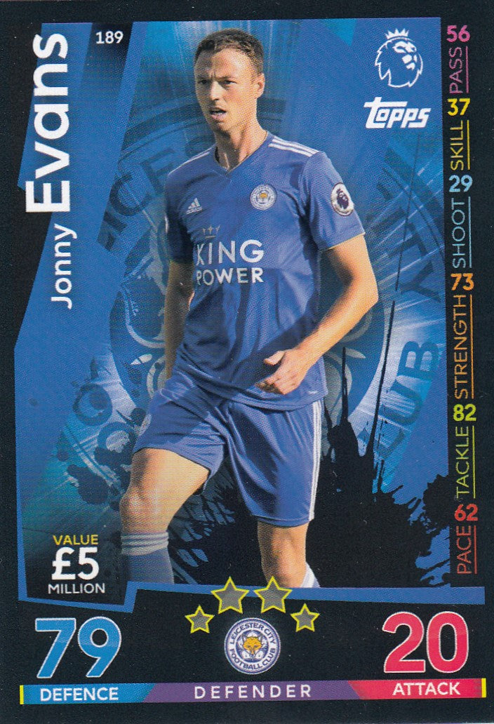 189. JONNY EVANS - LEICESTER CITY