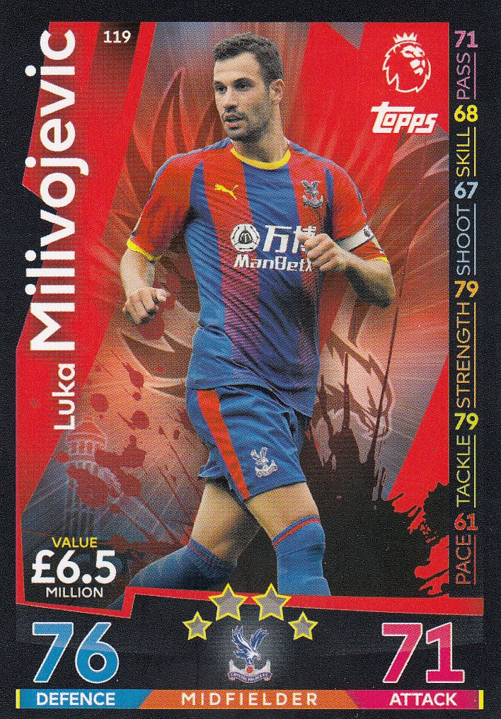 119. LUKA MILIVOJEVIC - CRYSTAL PALACE