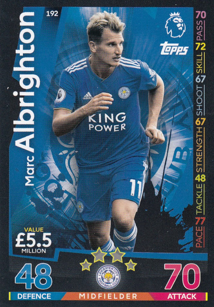 192. MARC ALBRIGHTON - LEICESTER CITY