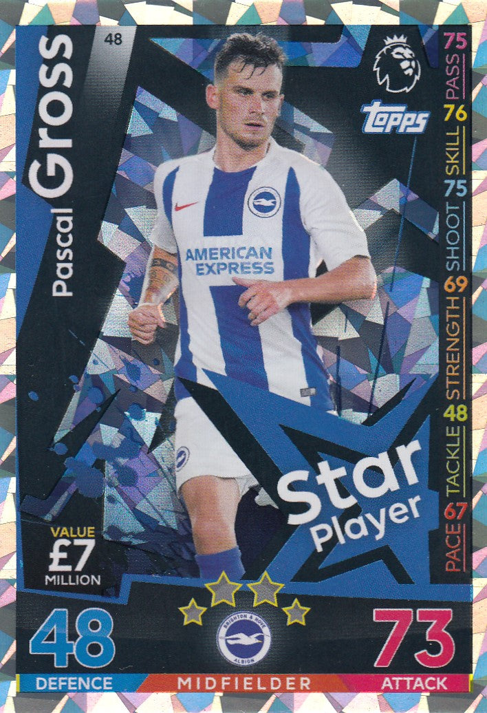 048. PASCAL GROSS - BRIGHTON & HOVE ALBION - STAR PLAYER